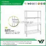 2015 Hot Sell 150KGS Heavy Duty 5 Layer Warehouse Wire Display Rack With Wheels and Fence (YB-HS001) thumbnail-3