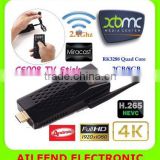 CS008 with Remote Control 2GB/8GB Bluetooth/RJ45 Port 4K Android TV Dongle, Quad Core RK3288 Android TV Stick