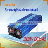 CHENF Good Quality High Frequency 1500w Electric Power Saver Solar Pure Sine Wave Single Phase Inverter