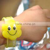 LED Bracelet WristBand Watch Cartoon Luminous Flashing Belt Children Party Strap
