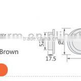 Bell Shape Plastic Office Desk Cable Grommet thumbnail-3