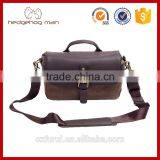 2016 Fashion HEDGEHOG MAN Vintage Handmade Genuine Leather DSLR Bag thumbnail-3