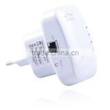 Network Routers 300Mbps 802.11 Wifi Repeater Wireless-N AP Range Signal Extender Booster EU Plug wi fi thumbnail-4