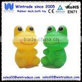 Rubber Standing Frog Green Bath Toy for Promotion Gifts thumbnail-1