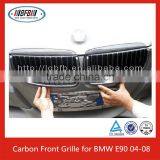 Euro Style Replacement Carbon Black Front Grille For BMW E90 04-08 Pre-facelift 3 Series thumbnail-6