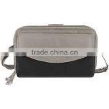 RFID Block Double Zip Clutch Wallet thumbnail-2