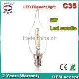 2014 New Arrival E27 360 Degree A60 LED Filament Bulb, 6W Led Filament Candle Light Quality Choice thumbnail-5