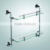 Bathroom Single Wire Glass Towel Shelf 92607 thumbnail-4
