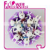 Plush Rabbit Bouquet Unique Birthday Gifts thumbnail-1