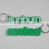 Custom Logo Shape Soft Pvc Key Holder / 1 Color Logo Soft Pvc Keychain