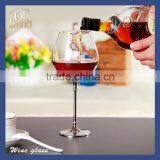 Glassware Manufacturer Handmade Cheap Wine Glass Goblet With Multi-turn Drill Wendding Shopping thumbnail-1