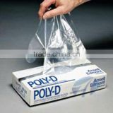 2015 hot product pe disposable clear gloves