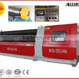 Pre-bending Hydraulic Plate Rolling Machine 4-roller CNC Plate Rolls Bending Machine thumbnail-1