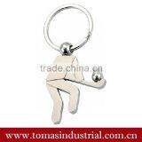 Hot Sales Promotional Metal Sport Keyring in Guangzhou