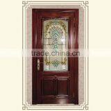 Wooden Glass Panel Door Dutch Door Decorative Timber Door thumbnail-1