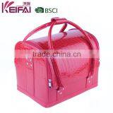 2016 Fashion Red Color PVC Leather Travel Cosmetic Bag thumbnail-6