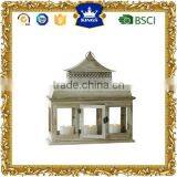 House Design Wood Hurricane Candle Lantern thumbnail-1