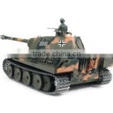 HOT!!!RC Tank Metal/Airsoft German Panther Smoke and Sound Metal Pro 1:16 Electric RTR RC Tank (Metal Gear and Track Upgraded)