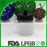 Recycled Black Cap 7oz Plastic HDPE Bottle for Water Wide Mouth thumbnail-2