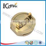 Fashion Round Push Lock Gold Metal Lock For Handbags thumbnail-2