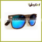 High quality wooden sunglasses polarized sunglasses china wholesale bluem color lens sunglasses