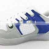 Grey/White Led Walking Light Up Shoes For Children/Adults thumbnail-4