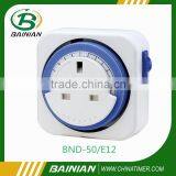 UK/English 24 Hours Mechanical Timer