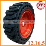 high quality skidsteer tire solid bobcat tire 12.16.5 for sale