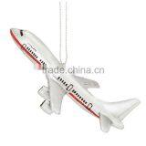 Airliner Resin Hanging Christmas Ornament - Size 4.25 In. thumbnail-1