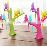 CY119 Plastic Creative Fruit Fork Bird Tree Decorative Household Daily Necessities Dessert Forks thumbnail-2