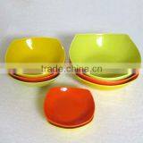 China Suppliers Custom Wholesale Color Glazed Ceramic Dinnerware Set thumbnail-2