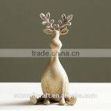 Resin Gold Deer Figurines Novelty Product Best Toys for 2016 Christmas Gift thumbnail-5