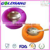 Branded With Tin Box Initials and Metal Insert Silicone Monogrammed Ashtray thumbnail-1