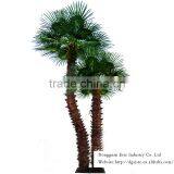 Home and Outdoor Garden Edging Decoration 1ft to 33ft or 1m to 10m Height Artificial Fiberglass Palm Tree EZLS08 0806 thumbnail-6