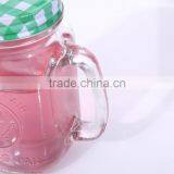 16OZ Clear Glass Mason Jar With Tin Lid Wholesale thumbnail-2