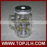 Wide Mouth With Lid Drinking Water Mason Jar thumbnail-6