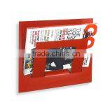 Colorful Metal Wall Magazine Rack thumbnail-1