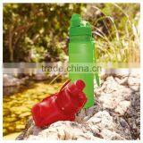 BPA Free Foldable Silicone Sport Bottle thumbnail-2