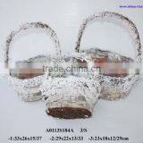 Birch Floral Basket thumbnail-1