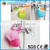 Bathroom Silicone Bag, Hanging Soap Bag thumbnail-4
