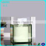 Slide Lid Acrylic Napkin Box, Top Sliding Lucite Tissue Box, Plexiglass Serviette Box thumbnail-3