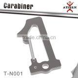 Lucky Number Shaded Stainless Steel Carabiners Camping Keychain thumbnail-1