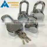 65mm/75mm Standard Hardened Shackle Round Steel Padlock With 3 Keys thumbnail-2