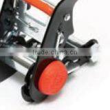 1" RATCHET BUCKLE IN ZINC & ELECTRIC BLACK PLATE / WITH STREAMLINE SHAP AND PLASTIC GRIP thumbnail-5