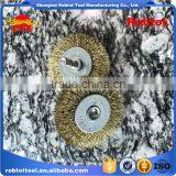 75MM Steel Wire Cup Brush Wheel Twist Knot Crimped Bowl Disc Abrasive M10 Round Grinding Cheaning Brush thumbnail-5