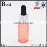 10ml Pink Empty Personal Care Perfume Essential Oil Glass Bottle Manufacturer Mexico Golden Aluminum Dropper Cosmetics Wholesale thumbnail-6