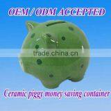 Ceramic Piggy Money Saving Container thumbnail-1