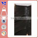 Latex Short Pleated Black Half Pleated Fetish Leather Skirt thumbnail-5