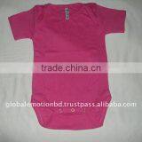 High Qualtiy Combed Cotton Solid Baby Romper thumbnail-1