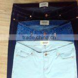 GZY Stock Lots Wholesale Plain Lady Jeans From China With Tassels thumbnail-3